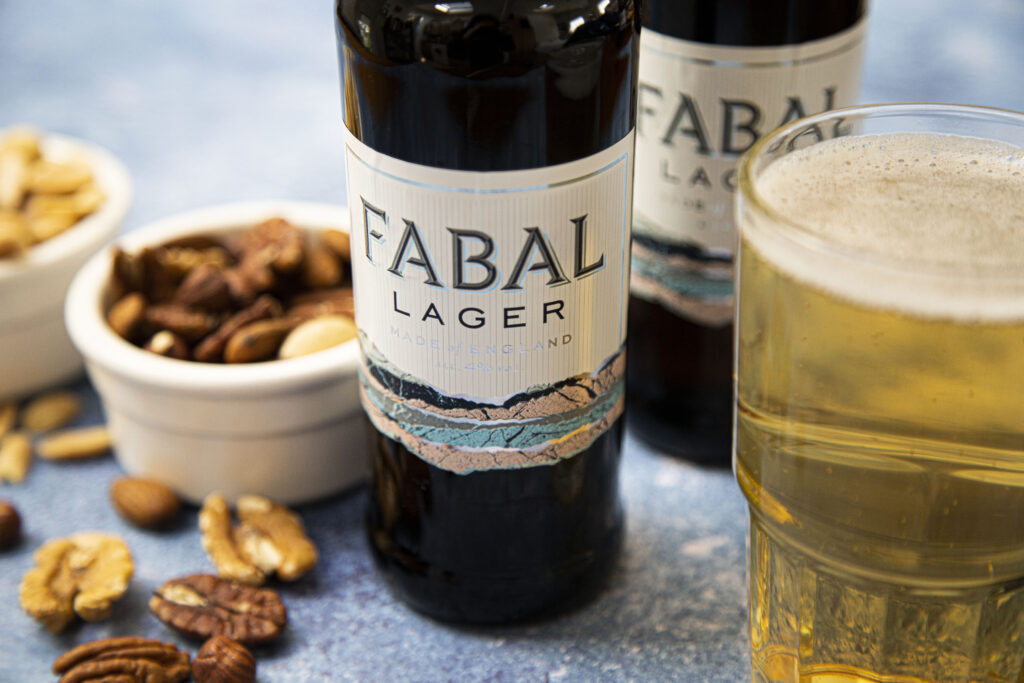Fabal lager with nuts for veganuary